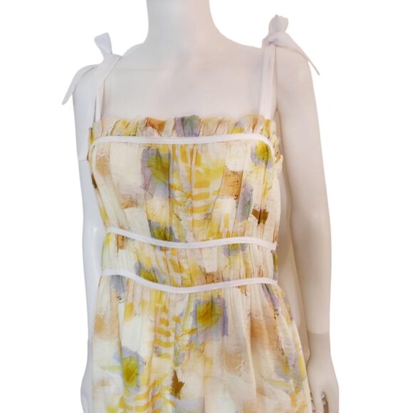 EN SAISON Torrey Midi Sundress in Yellow Combo - Picture 8 of 14